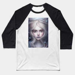 Snow Angel Baseball T-Shirt